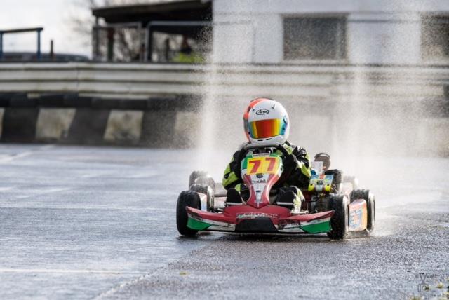 Harri driving in wet conditions