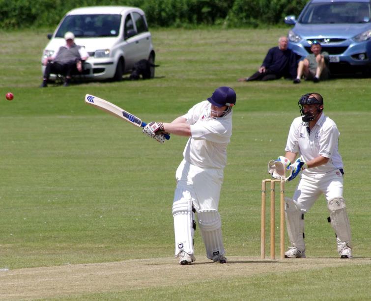 Harry Thomas scored a fine half century for Lawrenny