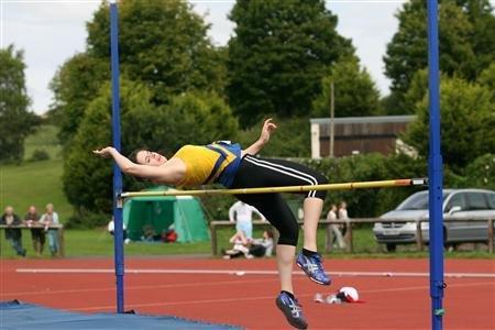 Helena Madan in the high jump