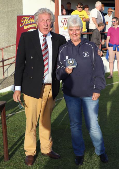 Haverfordwest scorer Jayne Cole