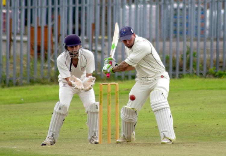 Daniel Sutton in action for Johnston