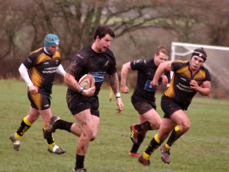 Nathan Banner on the burst for Neyland