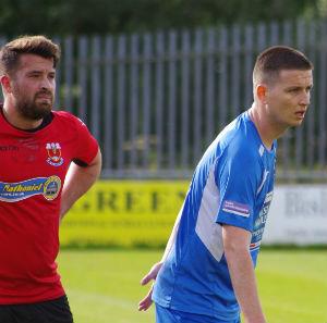 Rhydian Davies scored the first goal