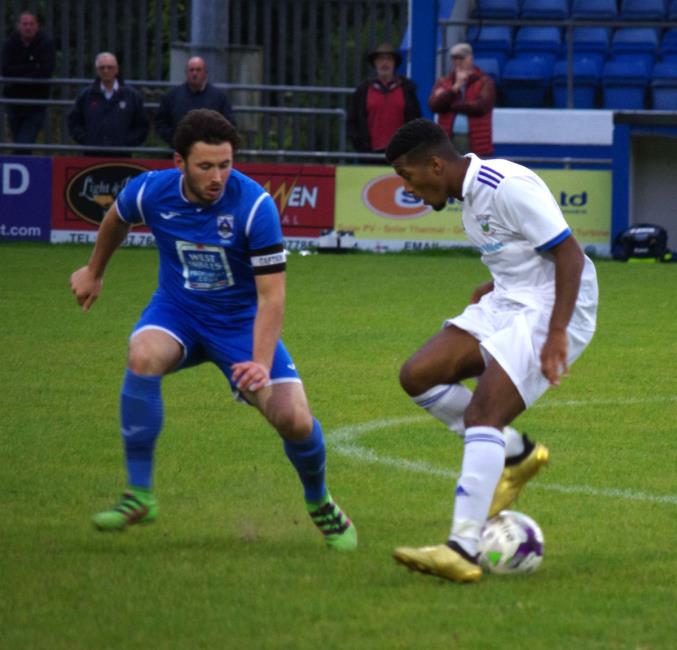 Skipper Ricky Watts came close to scoring a superb second