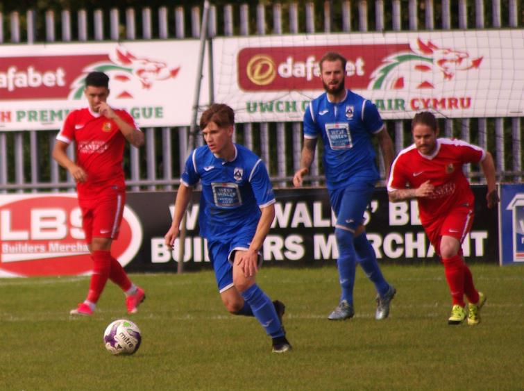 Midfielder Dan Williams played well for The Bluebirds