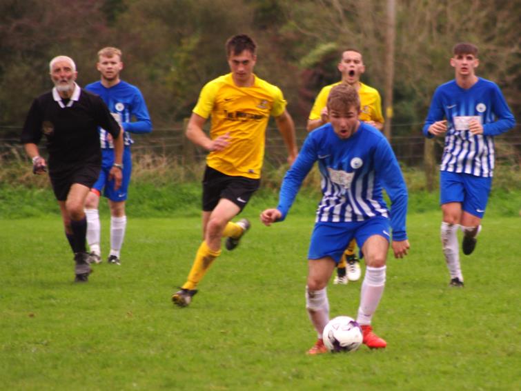 Senior Cup action from Pill Parks