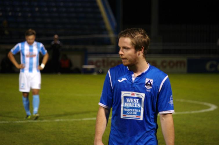 Steffan Williams was denied by Lee Idzi early in the cup clash