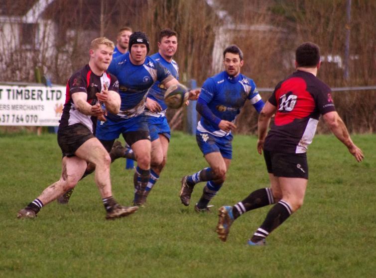 Tycroes attack against The Blues