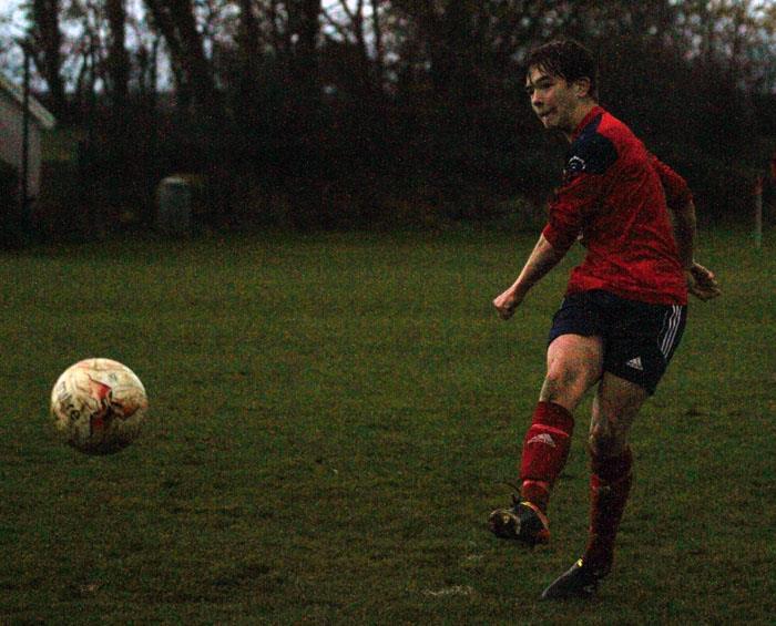 Harry Macbeth scores for Carew. Picture by Susan McKehon
