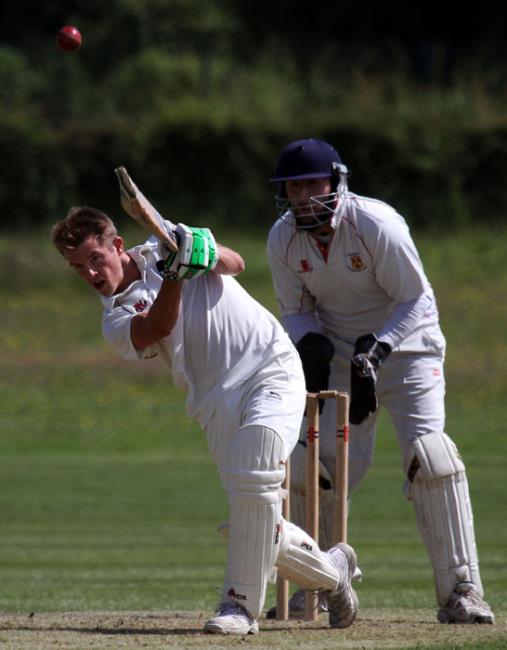 Action from Kilgetty against Carew 2nds