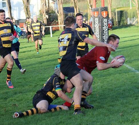 Pembroke crash over for a try