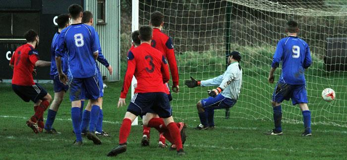 Carew score against Narberth. Picture by Susan McKehon