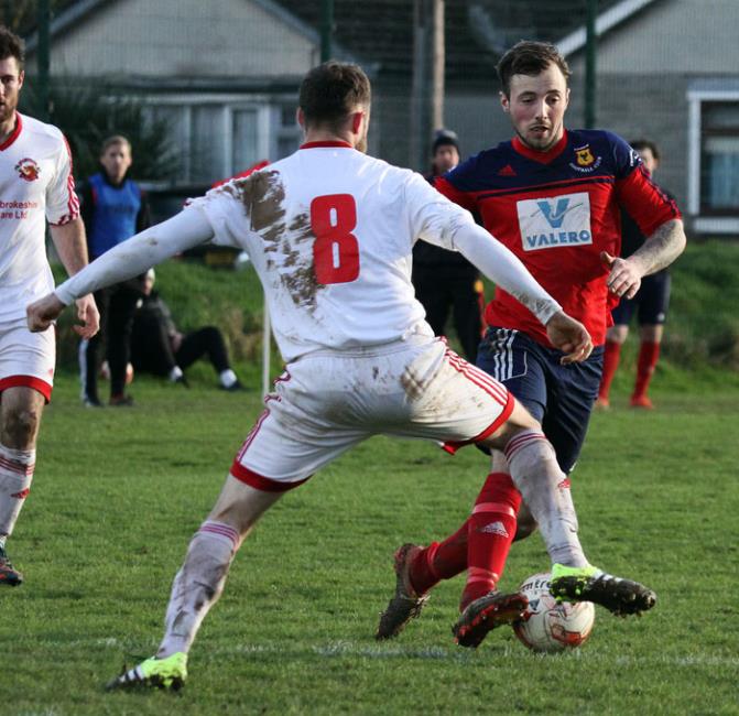 Iwan Izzard in control for Carew Picture by Susan McKehon