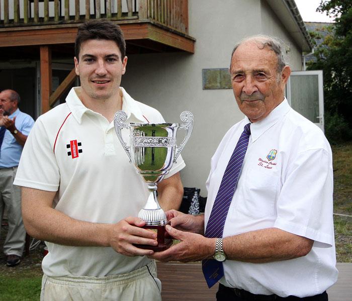 Man of the match Jonathan Thomas