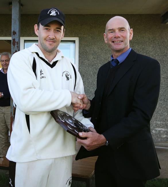 Man of match Patrick Bellerby