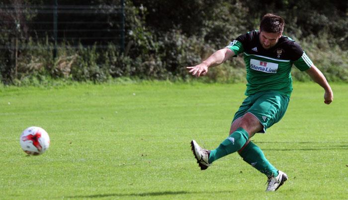Adam Raymond scored for Goodwick United