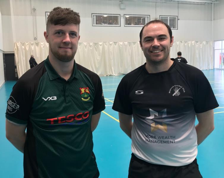 Rival captains - Andrew Dyer and Sean Hannon