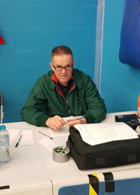 Indoor Scorer Adrian Beeforth
