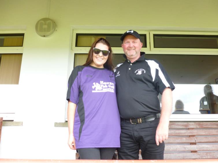 Ian Milsom and his daughter