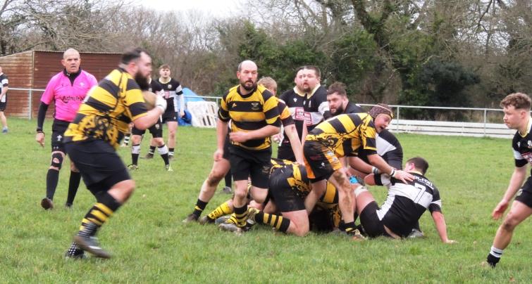 Ieuan Power - on the burst for Llangwm