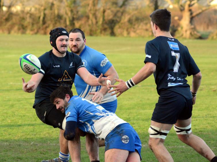 Iestyn Evans - heavily involved for Neyland