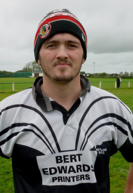 Iestyn Evans - good try for Neyland