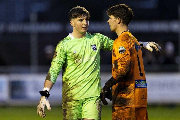Ifan Knott consoles Luke Martin