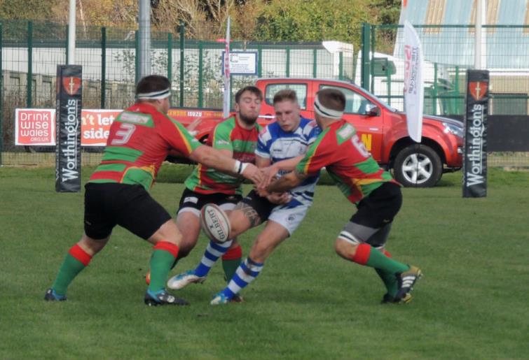 It takes three to stop Mike Jenkins