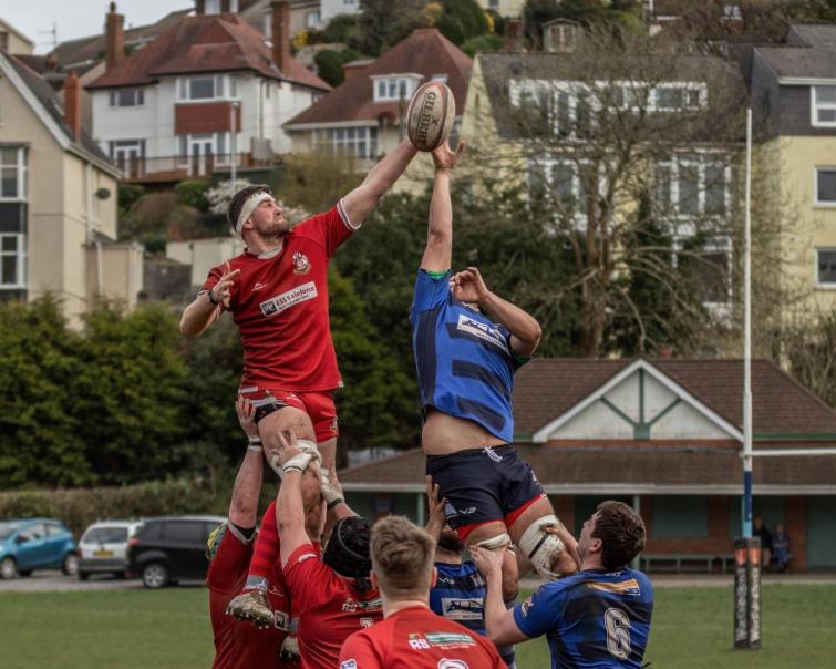 Scott Powell soars in this lineout