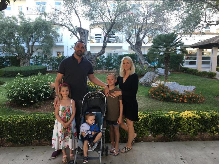 Jonathan and Family relaxing