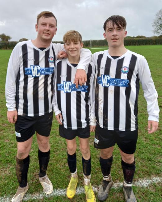 Joe Campodonic, Taylor Collins and young debutant Ellis Ashby