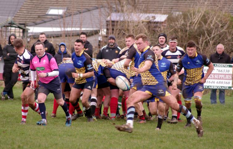 Jonathan Rogers clears the danger