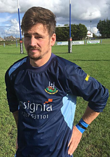 Jonathan Gostling - scored a try for St Clears
