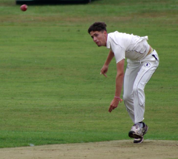 Jonny White bowled well for Haverfordwest