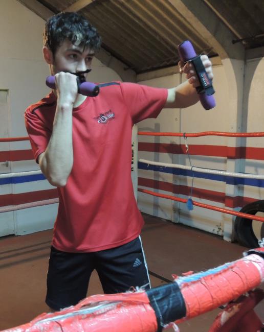 Joseph shadow-boxing