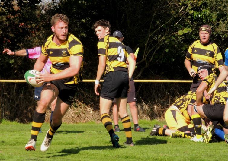 Josh Hicks - involved as ever for The Wasps
