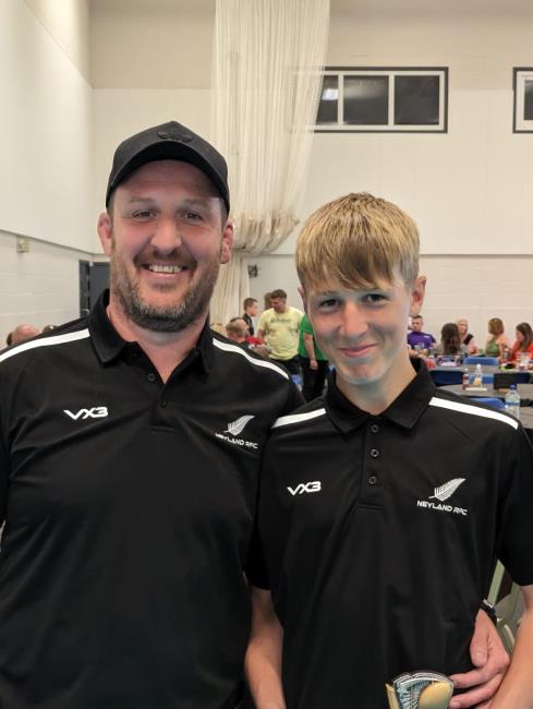 Josh James with dad Mark