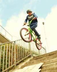 Josh is brilliant on his BMX bike