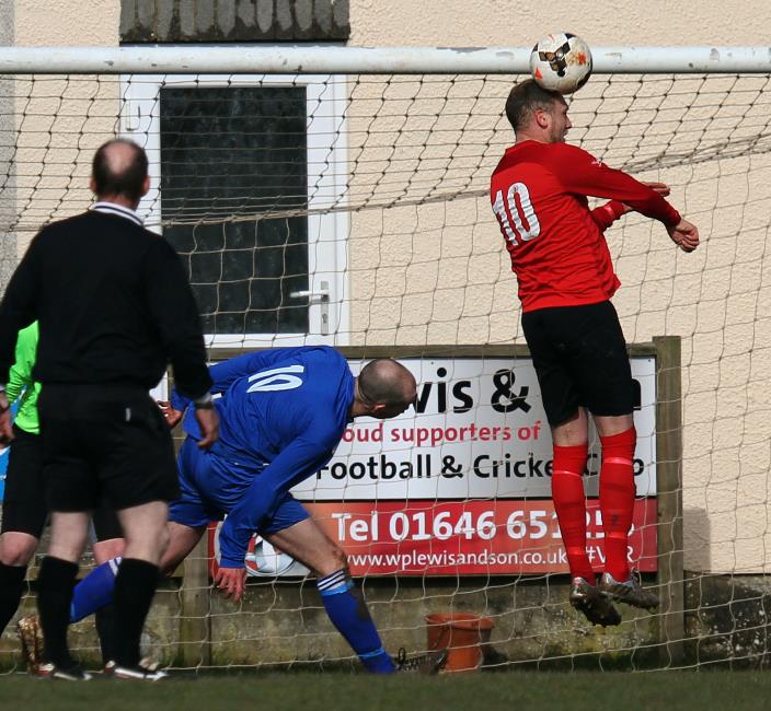 Jack Christopher clears from under  the crossbar. Picture by Brian McKehon