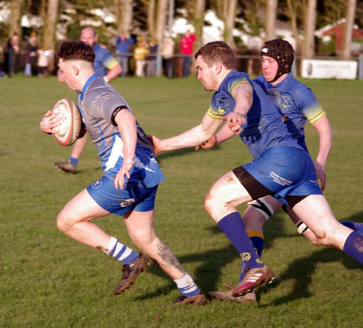Winger Jack Evans grabbed two tries
