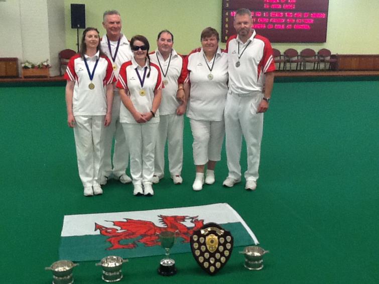 The medal winners for Wales