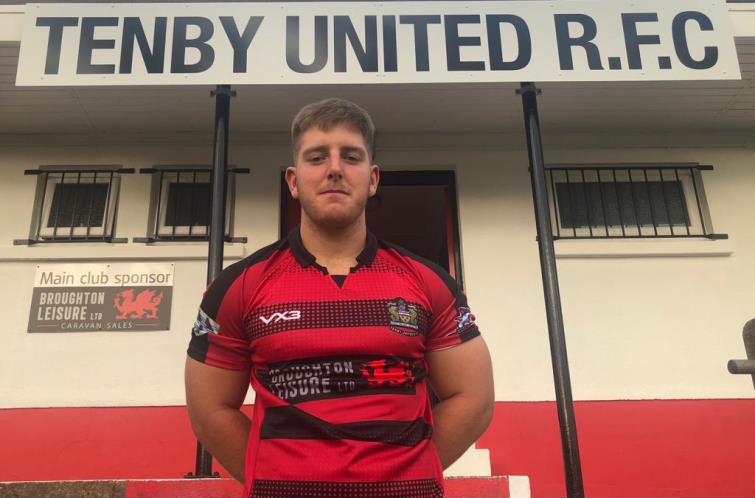 Jake Roberts - man of the match for Tenby