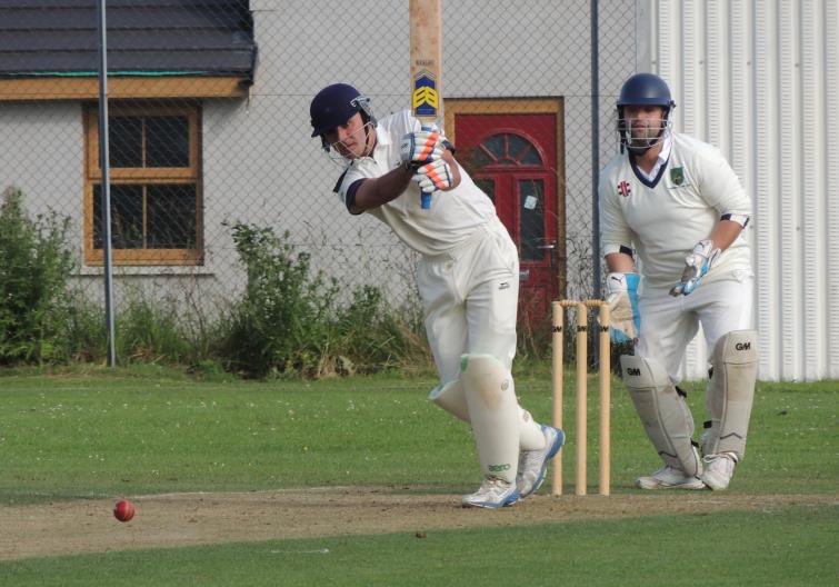 James Adie straight drives
