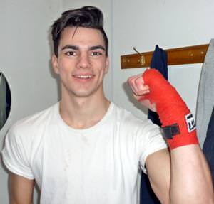 James is doing well at Merlins Bridge Amateur Boxing Club