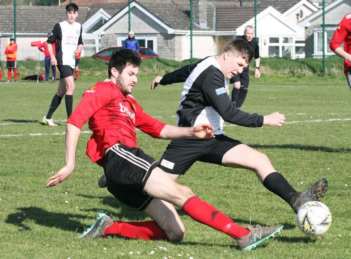 James Hinchliffe bagged a brace for Carew who beat Neyland at home. Picture Susan McKehon