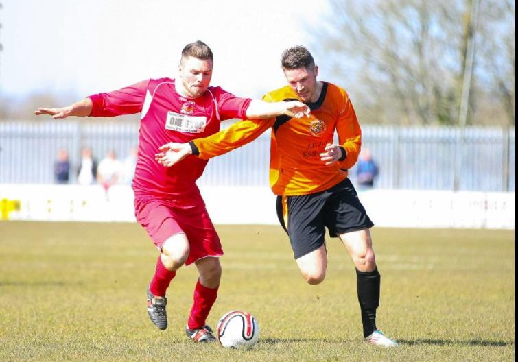 James Skudder in action for Johnston