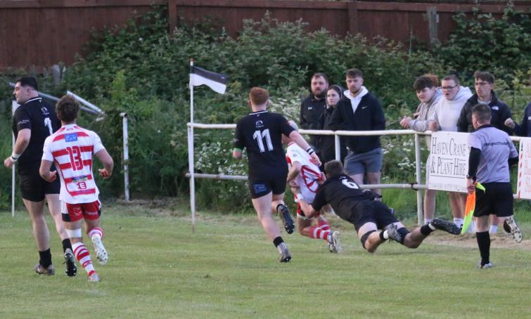 James Trueman goes close for Milford Haven. Picture Tim Phillips