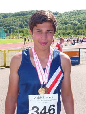 James is Welsh No 1 junior discus thrower