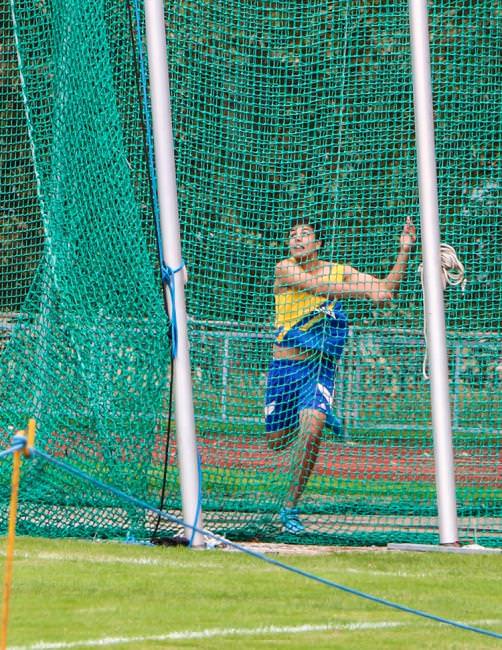 James is Welsh No 1 junior discus thrower