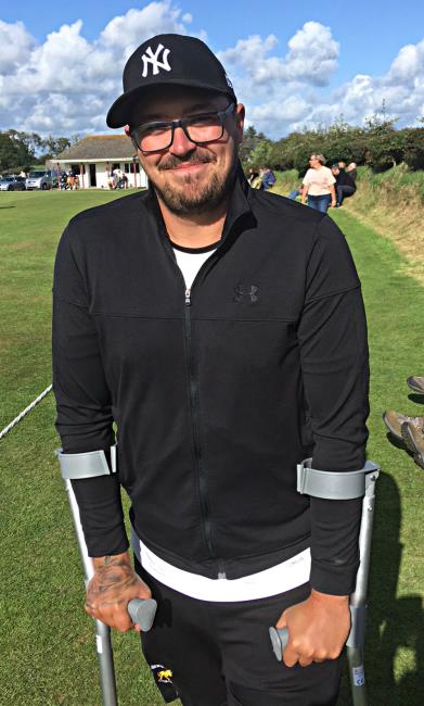 Sad day for injured Jamie Lewis
